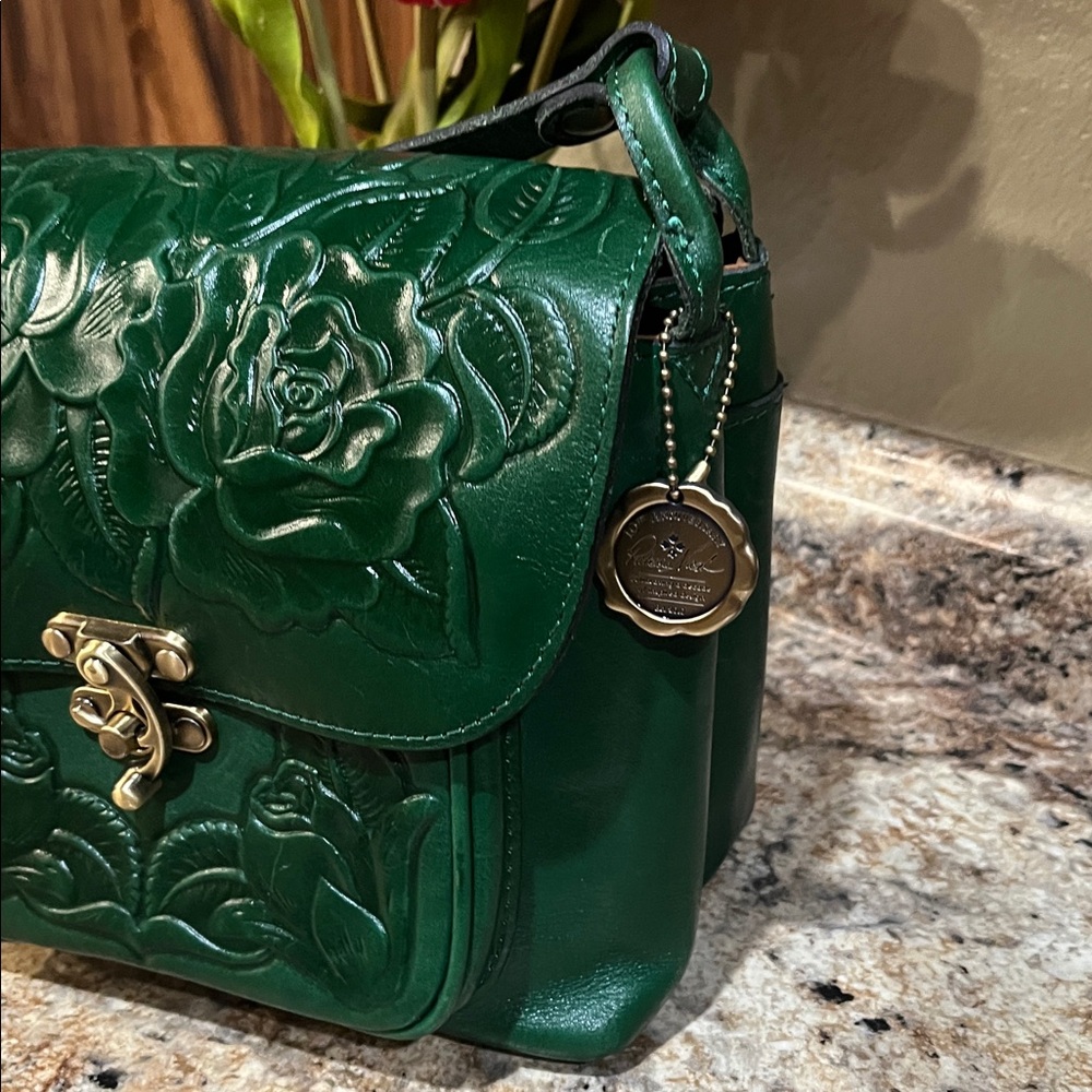 Patricia Nash EUC Leandra Square Flap Crossbody - Picture 2 of 8